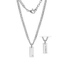 Collana Comete Uomo My Chain in Argento Diamante 0.005 Ct UGL 748 - UGL 748